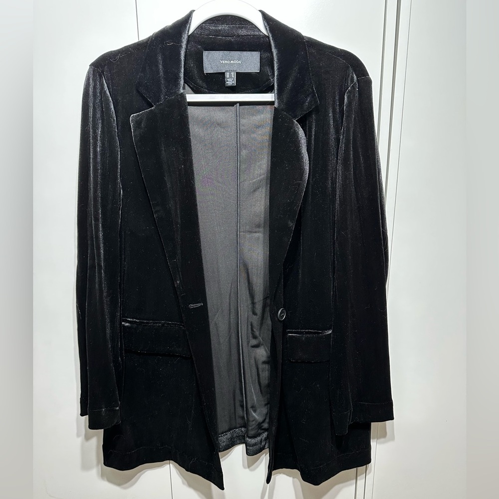 Black Velvet Blazer